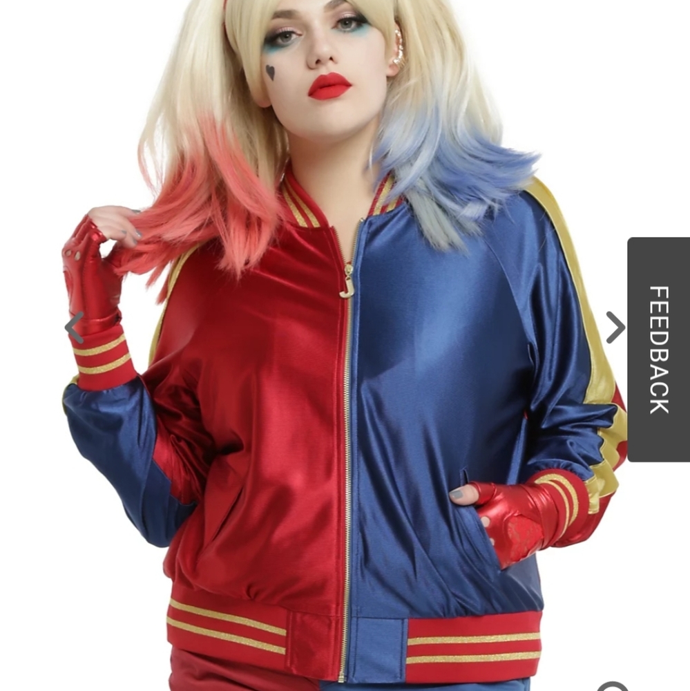 ISO Harley Quinn suicide squad jacket plus size